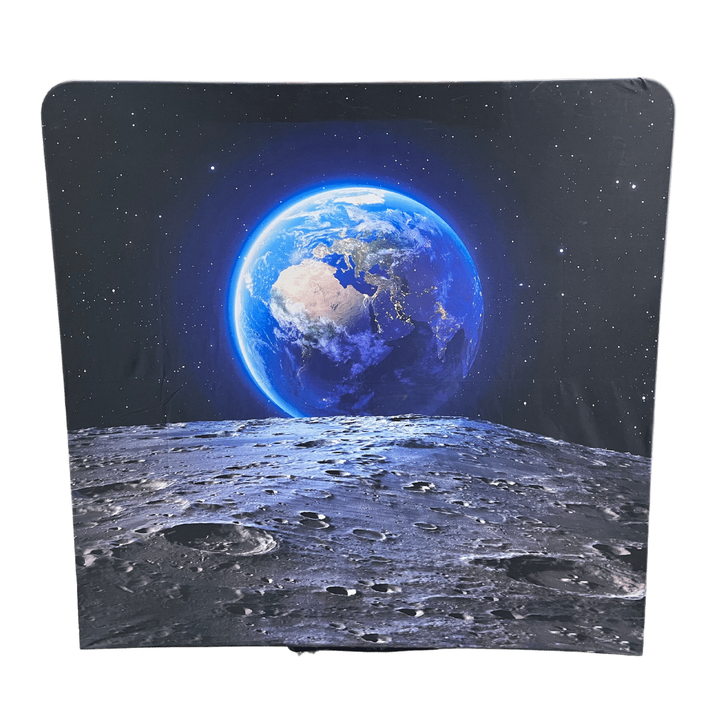 Location Fond Planète vu de la lune moyen modèle