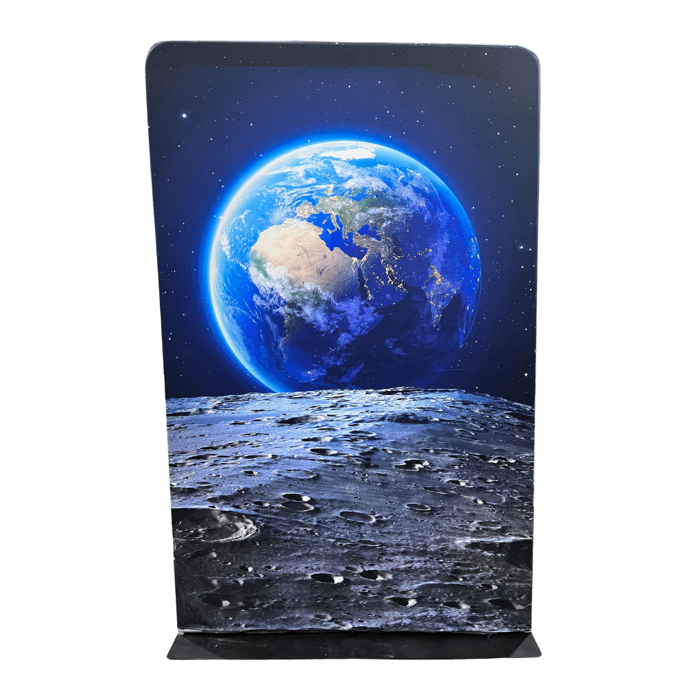 Fond Planète vu de la lune petit modèle