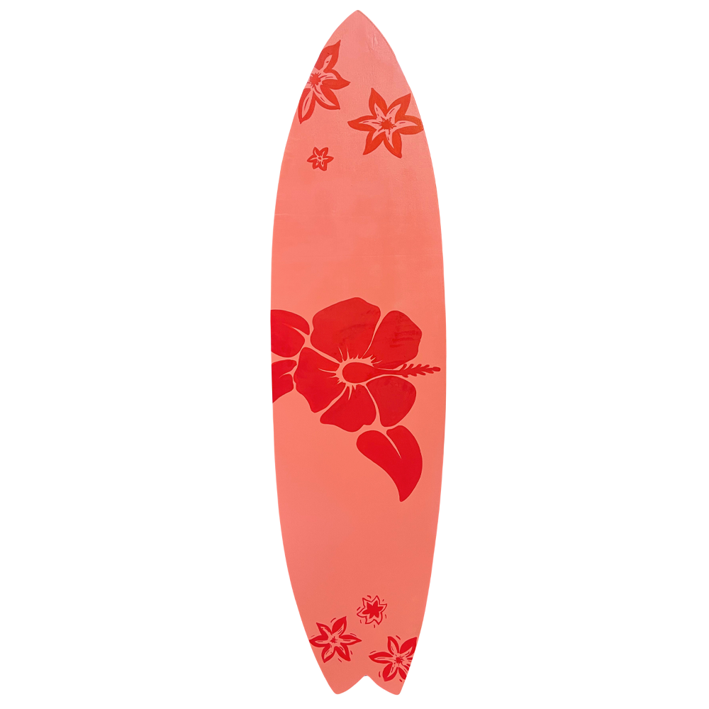 Location planche de surf fleur de Hawaï
