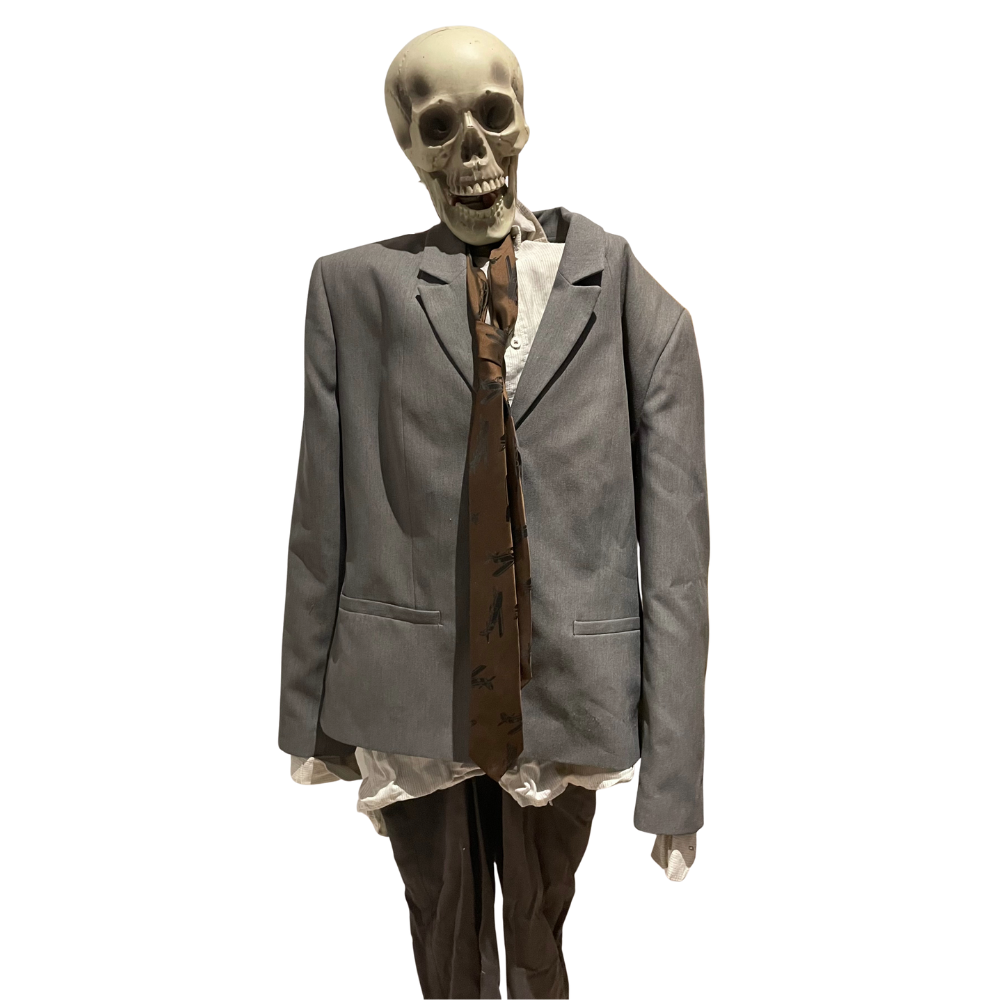 Squelette costumé à suspendre