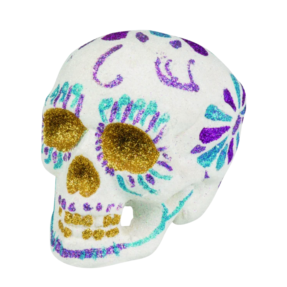 Crâne pailleté